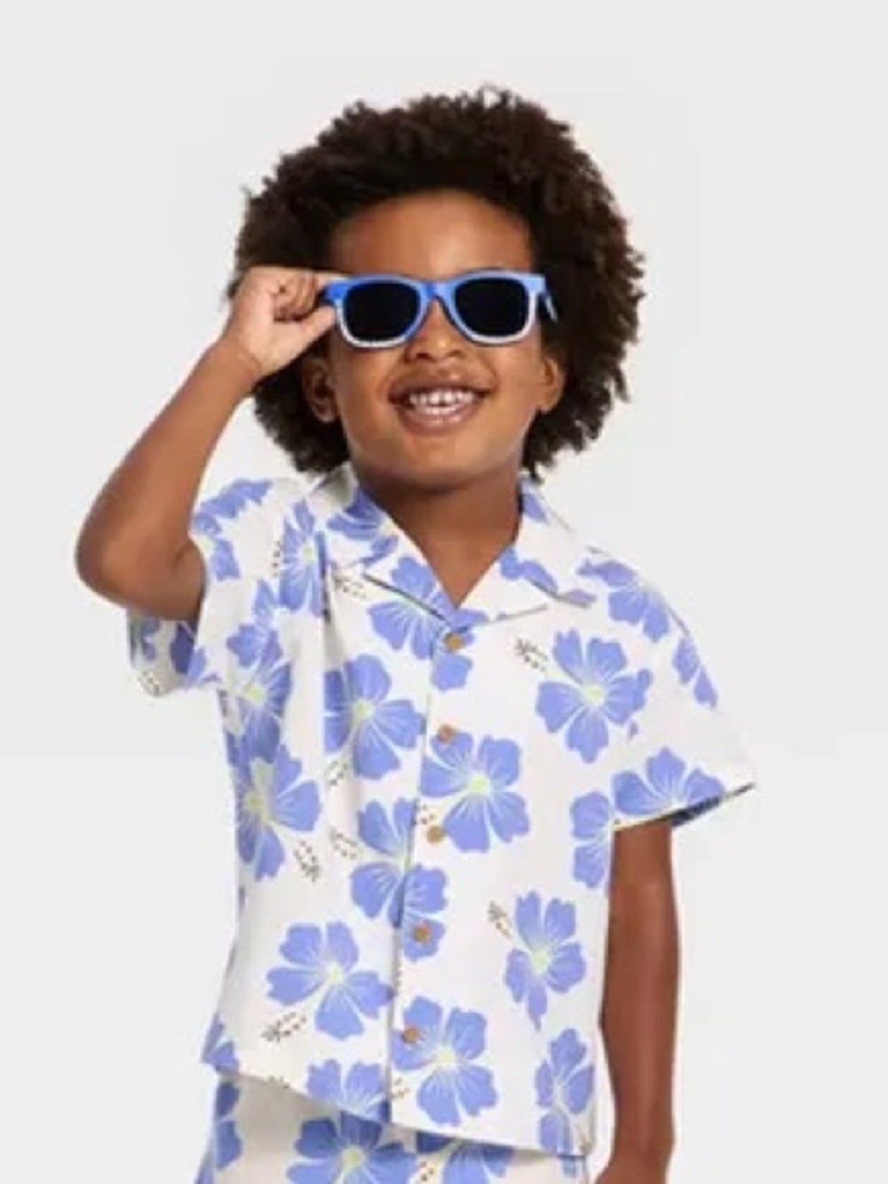 Grayson Mini Hibiscus Button Down Top